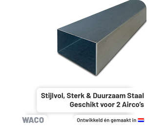 Leidinggoot Verzinkt staal Waco CD-101V 80x50 mm 2 meter