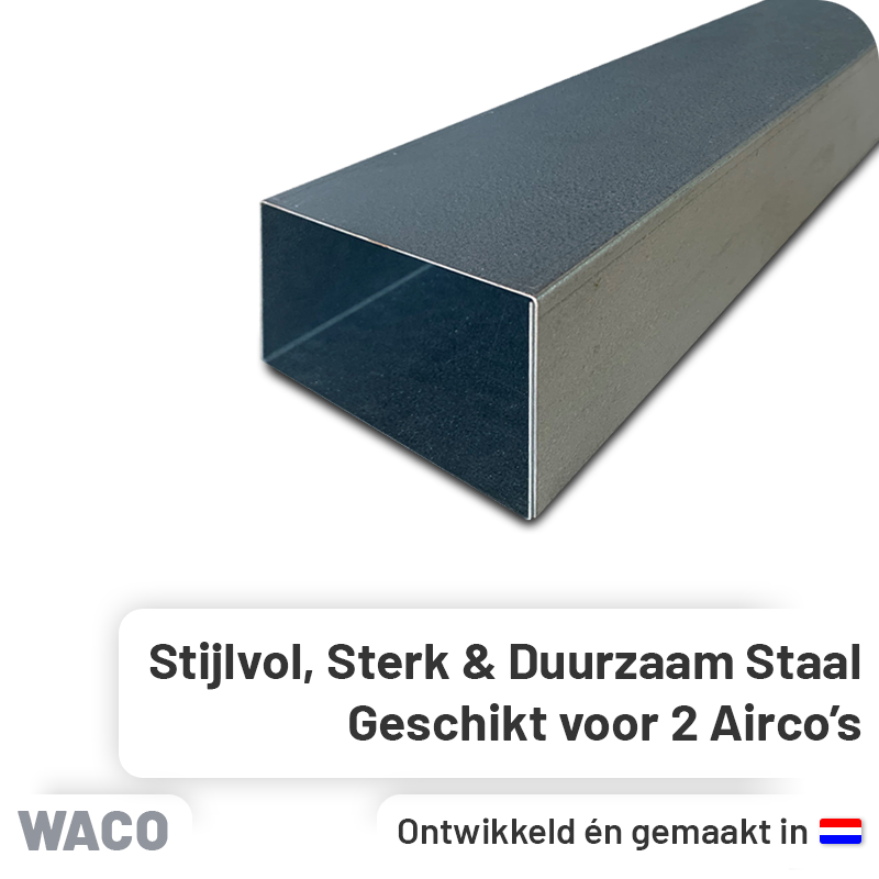 Leidinggoot Verzinkt staal Waco CD-101V 80x50 mm 2 meter