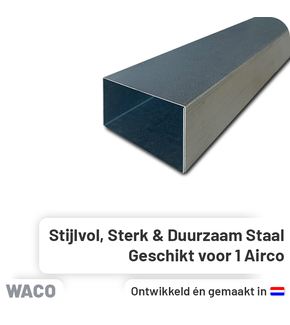 Leidinggoot Verzinkt staal Waco CD-102V 60x45 mm 2 meter