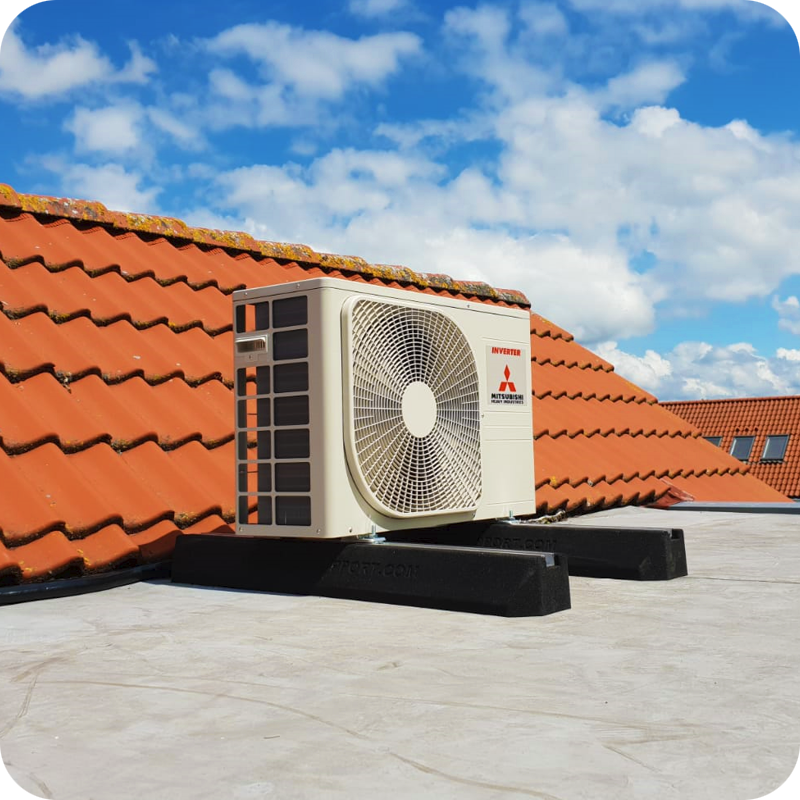 Airco Opstelbalken Voeten Set van 2 stuks 100cm Extra Hoog