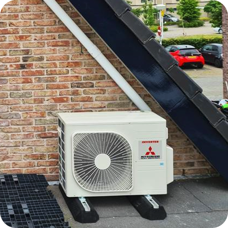 Airco Opstelbalken Voeten Set van 2 stuks 100cm Extra Hoog