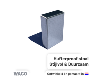 Leidinggoot Eindkap Verzinkt staal Waco NW-101V 80x50 mm