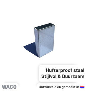 Leidinggoot Eindkap Verzinkt staal Waco NW-100V 100x60 mm