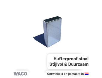 Leidinggoot Eindkap Verzinkt staal Waco NW-100V 100x60 mm