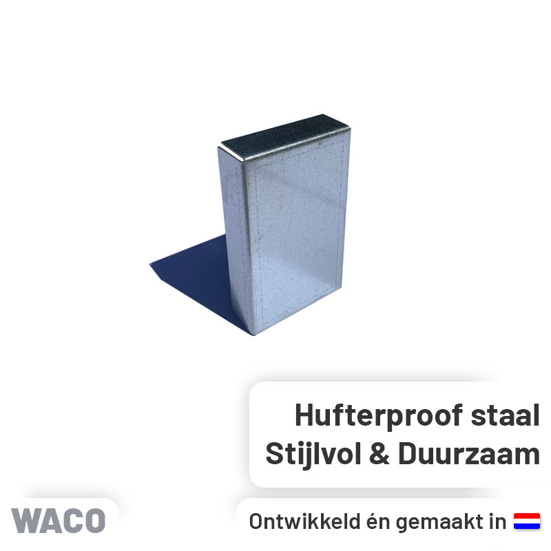 Leidinggoot Eindkap Verzinkt staal Waco NW-100V 100x60 mm