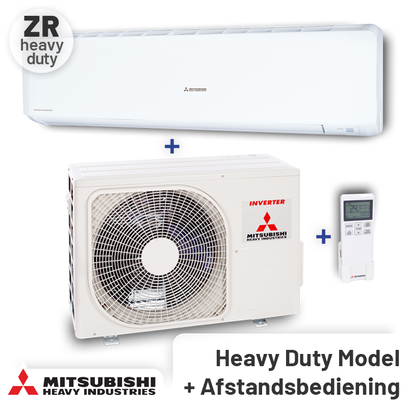 Mitsubishi SRK71ZR Singlesplit Airco 7,1kW Zeer krachtig