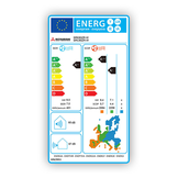 Mitsubishi SRK80ZR-WF Singlesplit Airco 8,0kW +Wifi Zeer krachtig