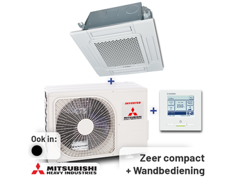 Mitsubishi FDTC25VH Singlesplit Airco 2,5kW Cassette 60x60cm