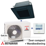 Mitsubishi FDTC40VH Singlesplit Airco 4,0kW Cassette 60x60cm