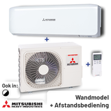 Mitsubishi SRK20ZS Singlesplit Airco 2,0kW Fluisterstil