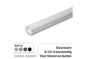 Leidinggoot PVC Wit Inaba Denko SD-77-W 75x63 mm 1,5 meter