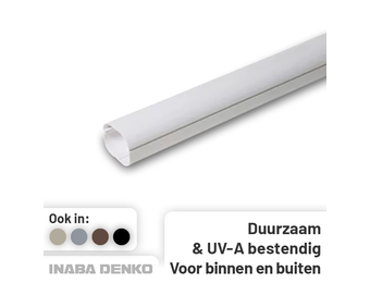 Leidinggoot PVC Wit Inaba Denko SD-77-W 75x63 mm 0,5 meter