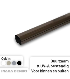 Leidinggoot PVC Bruin Inaba Denko SD-77-B 75x63 mm 1 meter