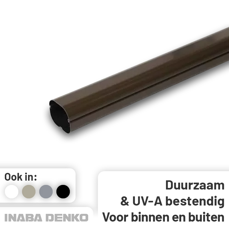 Leidinggoot PVC Bruin Inaba Denko SD-77-B 75x63 mm 1 meter