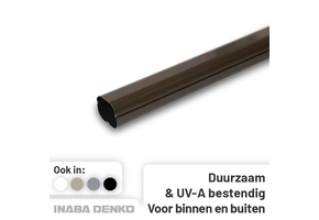 Leidinggoot PVC Bruin Inaba Denko SD-77-B 75x63 mm 0,5 meter