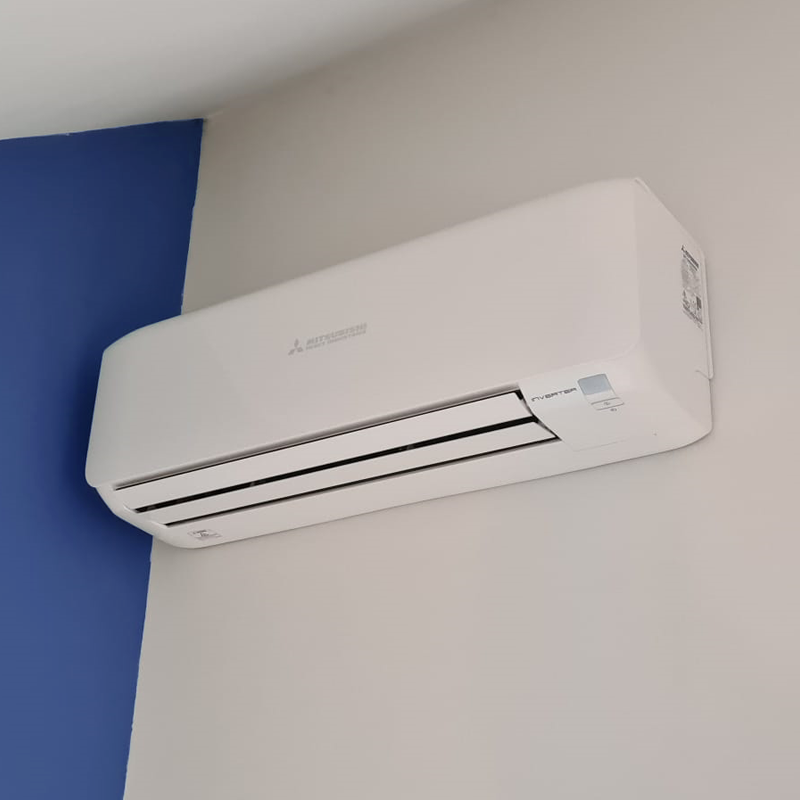 AANBIEDING: Mitsubishi SRK35ZS Singlesplit Airco 3,5kW + GRATIS Installatiepakket + Set Voeten