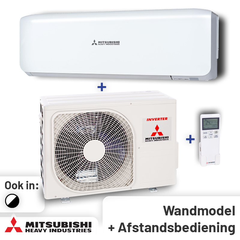 AANBIEDING: Mitsubishi SRK35ZS Singlesplit Airco 3,5kW + GRATIS Installatiepakket + Set Voeten