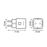 Salus SPE868 Draadloze Plug-in Stekkerontvanger