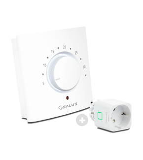Salus ERT20SPE Draadloze Thermostaat Set met Plug-in Stekkerontvanger