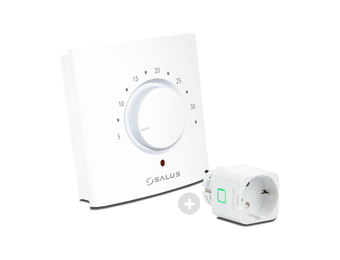 Salus ERT20SPE Draadloze Thermostaat Set met Plug-in Stekkerontvanger