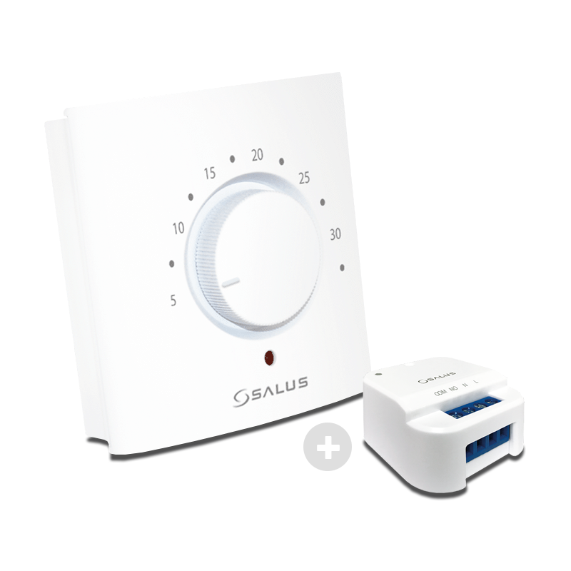 Salus ERT20SR Draadloze Thermostaat Set met Inbouw Ontvanger