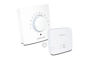 Salus ERT20RF Draadloze Thermostaat Set met Opbouw Ontvanger