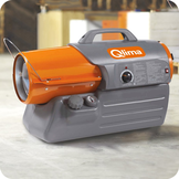 DFA 1650 Heteluchtkanon op petroleum of diesel 16,5kW Verwarmt tot 260m³