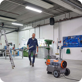 DFA 4100 Heteluchtkanon op petroleum of diesel 41kW Verwarmt tot 650m³