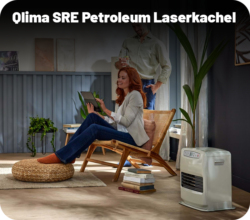 SRE 4035 TC Petroleum Laserkachel 3,5kW Verwarmt tot 140m3