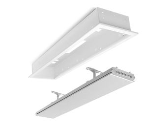 Heatstrip Inbouwframe Behuizing Flushmount Wit