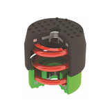 Trillingsdempers met stalen veer • Set van 4 stuks • 30-55 kg