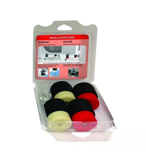 Trillingsdempers met stalen veer • Set van 4 stuks • 70-120 kg