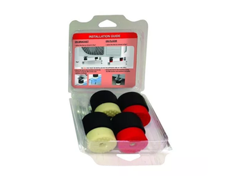 Trillingsdempers met stalen veer • Set van 4 stuks • 70-120 kg