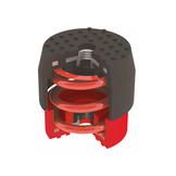 Trillingsdempers met stalen veer • Set van 4 stuks • 70-120 kg