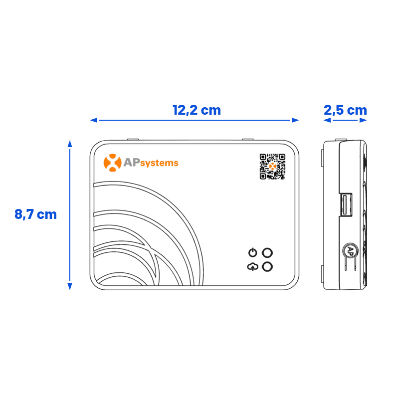 Zonnepaneel Wifi-module ECU-R Zonnepanelen uitlezen via de app