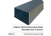Leidinggoot Verzinkt staal Waco CD-103V 120x70 mm 2 meter