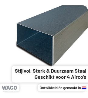 Leidinggoot Verzinkt staal Waco CD-103V 120x70 mm 2 meter