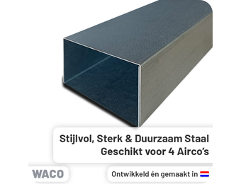 Leidinggoot Verzinkt staal Waco CD-103V 120x70 mm 2 meter
