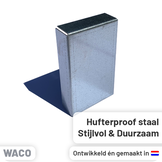 Leidinggoot Eindkap Verzinkt staal Waco NW-103V 120x70 mm