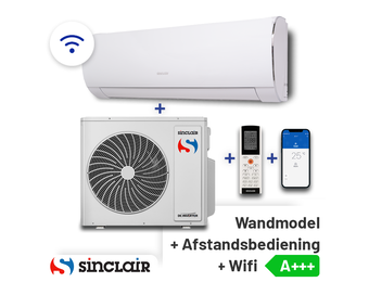 Sinclair Terrel SIH-13BITW Singlesplit Airco 3,5kW +Wifi