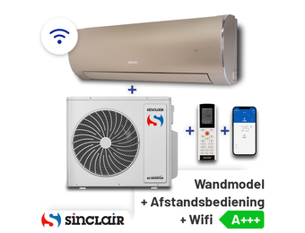 Sinclair Terrel SIH-09BITC Singlesplit Airco 2,7kW +Wifi
