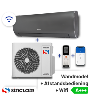 Sinclair Terrel SIH-13BITB Singlesplit Airco 3,5kW +Wifi