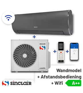 Sinclair Terrel SIH-18BIT2B Singlesplit Airco 5,2kW +Wifi