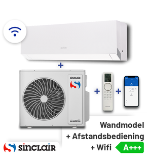 Sinclair Marvin SIH-09BIMW Singlesplit Airco 2,7kW +Wifi