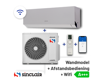 Sinclair Marvin SIH-09BIMS Singlesplit Airco 2,7kW +Wifi