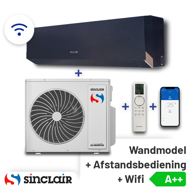 Sinclair Marvin SIH-18BIMN Singlesplit Airco 5,3kW +Wifi