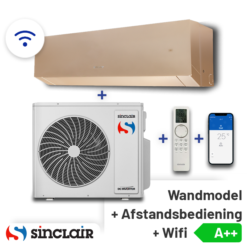 Sinclair Marvin SIH-18BIMC Singlesplit Airco 5,3kW +Wifi
