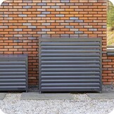 CAL130 Airco Omkasting Aluminium Antraciet L