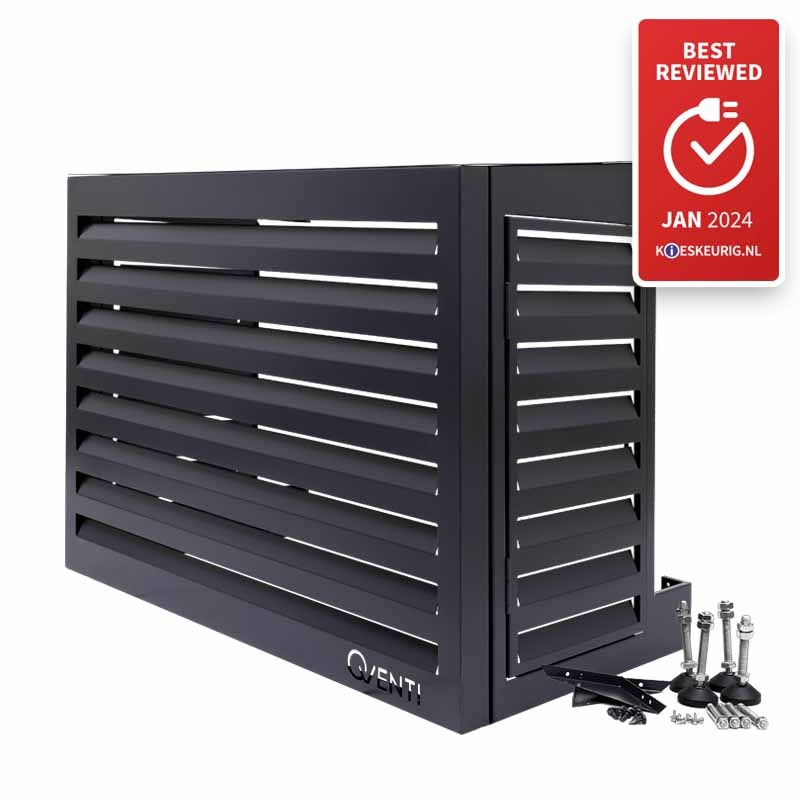 CAL100 Pro Airco Omkasting Aluminium Antraciet S - met servicedeur