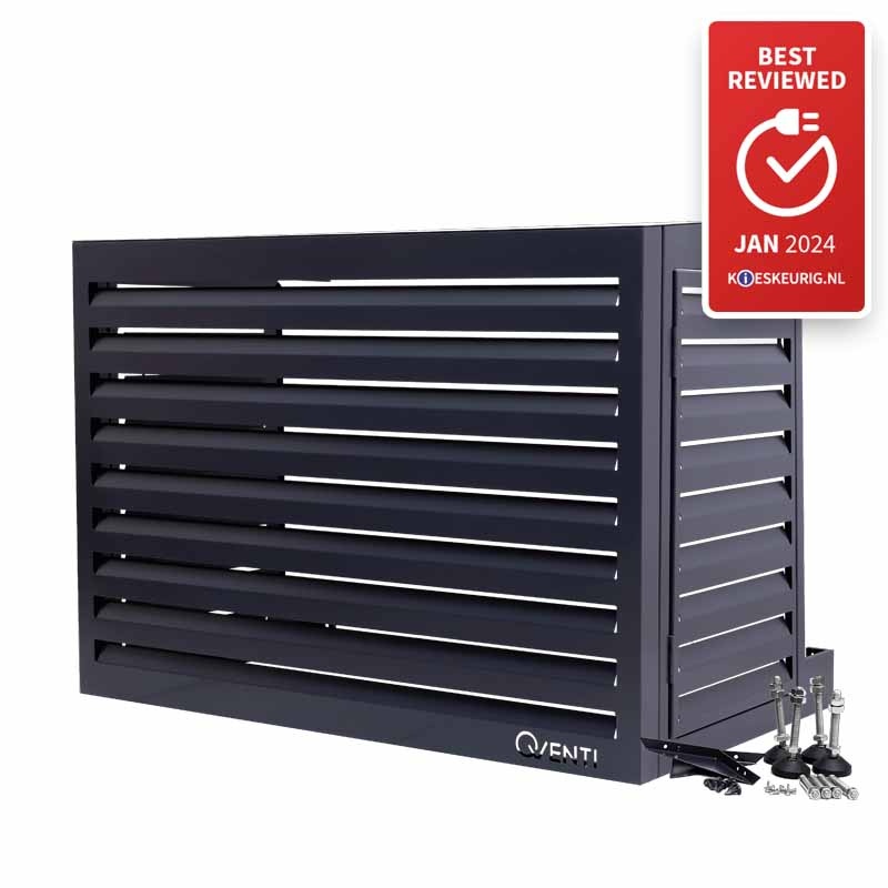 CAL115 Pro Airco Omkasting Aluminium Antraciet M - met servicedeur